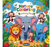 Nature Colouring Book for Kids: Age 3+ Includes Animals, Birds, Flowers, Fruits and Vegetables