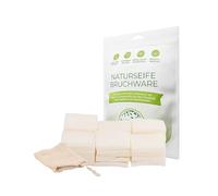 Nature Cosmétique Jabón de abedul - Para piel seca - Con cera de abeja natural - Vitamina E - Fragmentos pequeños a medianos - Hecho a mano en Alemania