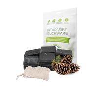 Nature Cosmétique® - Jabón para piel seca - Con cera de abeja natural - Vitamina E - Fragmentos pequeños a medianos - Hecho a mano en Alemania (abeto)