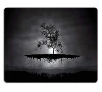 Nature Dark Tree Unearth Black Mouse Pad Juego Personalizado Alfombrilla de ratón Rectángulo