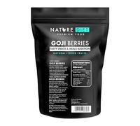Nature Diet Bayas de Goji Secas, 1000 g, Superalimento Naturalmente Dulce | Alto Contenido en Fibra, Antioxidantes y Proteínas Vegetales, Vegano, Sin Gluten, Sin Azúcares Añadidos