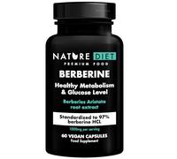 Nature Diet Berberina, 1000 mg por Porción (500 mg por Cápsula), 60 Cáps