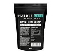 Nature Diet Psyllium Husk Cáscara de Psyllium | 450 g | Alto en Fibra | Vegano, Sin Gluten & Sin Lactosa | Para Dieta Keto & Low-Carb | Ideal para Bebidas & Recetas