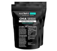 Nature Diet- Semillas de chía 2x 1000 g , Salvia Hispanica , Alto en Omega-3 , Fuente de fibra