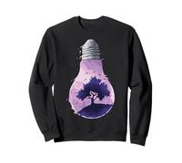 Nature & Electric - El Mundo En Una Bombilla Pájaros Mosca Árbol Sudadera