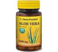 Nature Essential Suplemento de Aloe Vera con Sen 2000 mg 60 comprimidos