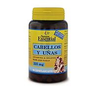 Nature Essential | Cabellos y Uñas 225 mg | 90 Cápsulas | Levadura + Selenio | Ayuda a Fortalecer y Frenar la Caída del Cabello | Ayuda a Reforzar las Uñas Débiles y Quebradizas