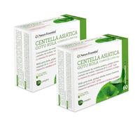 Nature Essential | Centella Asiática Complex 2500 mg | 60 Cápsulas (Pack 2 Unidades) | Con Castaño de Indias, Vid Roja y Ginkgo Biloba