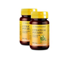 Nature Essential Citrato de potasio 500 mg. 120 comprimidos Pack de 2 unidades