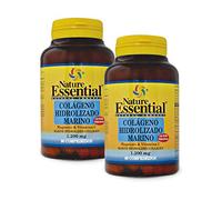 Nature Essential | Colágeno Marino Hidrolizado + Magnesio + Vitamina C 1200 mg | 90 Comprimidos | Pack 2 Unidades | Bienestar General