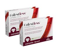 Nature Essential | Colestless COMPLEX con Levadura Roja de arroz, Cardo Mariano, Q10, fitoesteroles, Vitaminas B-2 y B-6 | 30 Cápsulas vegetales. (Pack 2 unidades)