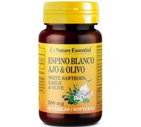 Nature Essential Perlas Espino Blanco, Ajo y Olivo 500 mg 50 perlas