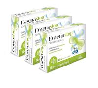 Nature Essential - Evacuastop Complex 500 mg - 30 Cápsulas Vegetales - Ayuda a la Flora Intestinal - con 6 Cepas de Lactobacilos y Saccharomyces Boulardii - Pack 3 Unidades