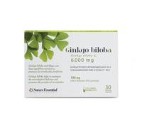 Nature Essential Suplemento Ginkgo Biloba 6000 mg Extracto seco 24%/6% 30 cápsulas vegetales
