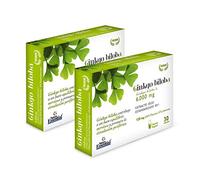 Nature Essential | Ginkgo Biloba 6000 mg | Pack 2 Unidades | 30 Comprimidos | Extracto Seco | Ideal para Estudiantes y Deportistas