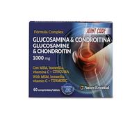 Nature Essential – Suplemento alimenticio Glucosamina + Condroitina + MSM 1000 mg – 60 cápsulas