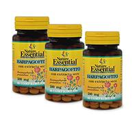 Nature Essential | Harpagofito 500 mg | Extracto Seco 60 Comprimidos (Pack 3 unidades)