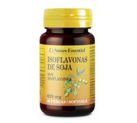 Nature Essential | Isoflavonas de Soja 620 mg | 50 Perlas con Aceite de Onagra y Soja | Fórmula Natural para el Equilibrio Hormonal | Piel y Cabello Saludables | Propiedades Antioxidantes