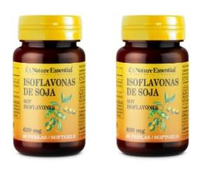 Nature Essential Isoflavonas de soja 620 mg - 50 perlas, Pack 2 unidades