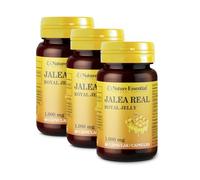 Nature Essential | Jalea Real 1000 mg | 60 Cápsulas por Envase (Pack de 3 Unidades) | Suplemento Natural para el Bienestar Diario