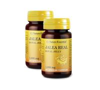 Nature Essential | Jalea Real 1000 mg Liofilizada | 60 Cápsulas | Contribuye al Rendimiento Físico y Combatir Fatiga y Cansancio | Pack 2 Unidades