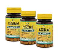 Nature Essential | Jengibre 400 mg | Pack 3 Unidades | 50 Cápsulas | Ayuda a Regular el Sistema Digestivo | Fuente de Antioxidantes | Ayuda al Mantenimiento de la Flora Intestinal