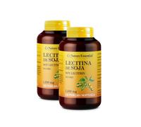 Nature Essential Lecitina de soja 1200 mg. 150 perlas Pack de 2 unidades