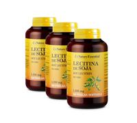 Nature Essential Lecitina de soja 1200 mg. 150 perlas Pack de 3 unidades