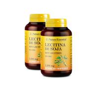 Nature Essential | Lecitina de Soja 1200 mg | 2 Unidades | 90 Perlas | Fortalece el Sistema Cardiovascular | Ayuda en la Digestión de las Grasas | Rico en Fosfolípidos | Hepatoprotector | No-GMO