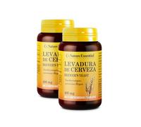 Nature Essential | Levadura de Cerveza 400 mg | 250 Comprimidos | Pack 2 Unidades | Cuidado de la Piel, Uñas y Cabello | Contiene Vitamina B y Alto Valor Proteico