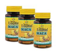 Nature Essential | Maca 500 mg | Complemento Alimenticio que Aporta Energía | Reduce la Fátiga y el Cansancio | No Contiene Lactosa | 50 Cápsulas | Pack 3 unidades