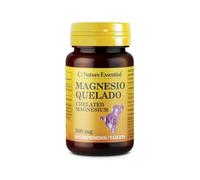 Nature Essential Suplemento de Magnesio Quelado 300 mg Alivia calambres Disminuye fatiga 50 cápsulas
