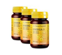 Nature Essential - Omega 3-150 Perlas - 5 Meses - Favorece a la Presión Arterial - Ayuda con Procesos Antiinflamatorios - 35% EPA y 25% DHA - Pack 3