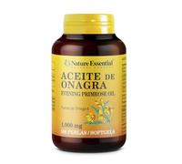 Nature Essential – Aceite de Onagra 1000 mg – 10% GLA, Omega 3/6/9, Vitamina E – 100 perlas