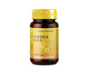 Nature Essential | Perlas de Omega 3, 6 y 9 | 30 Perlas | Ácidos Grasos Esenciales con Aminoácidos, DHA y EPA