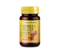 Nature Essential | Resveratrol 50 mg Extracto Semilla de Uva y Arándano Azul | 50 Cápsulas | Vitamina E y Flavonoides | Aspecto de la Piel