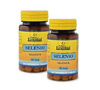 Nature Essential - Selenio - 200 Comprimidos - 200 Días - Favorece Sistema Inmune y Nervioso - Ayuda al Pelo y las Uñas - Contribuye al Ánimo - Pack 2