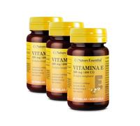 Nature Essential Vitamina E-400 U.I. Natural (D-alfa-tocorefol) 60 perlas Pack de 3 unidades