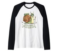 Nature Explorer Niños Senderismo Explorando A Mi Propio Ritmo Caracol Camiseta Manga Raglan
