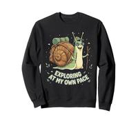 Nature Explorer Niños Senderismo Explorando A Mi Propio Ritmo Caracol Sudadera