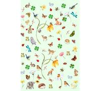 Nature Fox Rabbit Bird Dolphin Butterfly Elephant Owl Dragon Fly Deer Fish Cat Lucky Four Leaf Clover Lady Bug Hard Cover Notebook