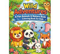 Nature Friends: A Cute Animal Coloring Book for Kids
