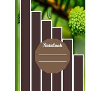 Nature Harmony Notebook: 300-Page Lined Journal with Elegant Green Botanical Cover