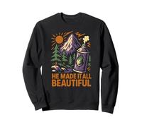 Nature He Made It All Beautiful Vintage Mujer Christian Sudadera