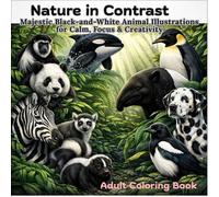 Nature in Contrast: Majestic Black-and-White Animal Illustrations for Calm, Focus & Creativity