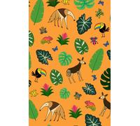 Nature-Inspired Journal Series: Rainforest Edition. Notes, Inspiring Quotes, Creative Space, & Colouring: An A5 hardback rainforest-inspired notebook ... plain, and colouring pages! Colour - Peach