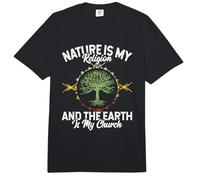 Nature Is My Religion Earth Is My Church Native American Day Comfort Colors Adult Heavyweight T-Shirt