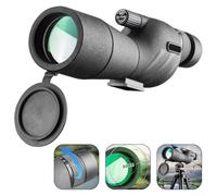 Nature Lover's Choice - Alcance compacto de 25 pulgadas de 75 x 60 pulgadas equipado con trípode para una fácil instalación en cualquier lugar (negro)