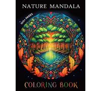Nature Mandala Coloring Book: Mindful Mandalas for Adults | A Relaxing and Stress Reliefing Colouring Book | Great Gift Idea