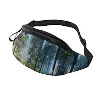 Nature Misty Tree Forest Sunlight Fanny Pack Sport Casual Riñonera para Mujeres Hombres Moda
